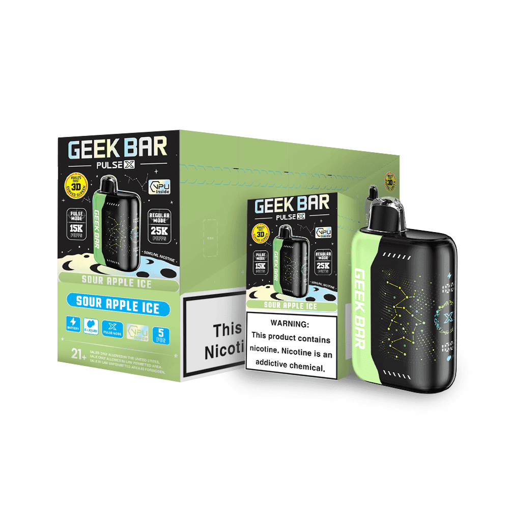 Geek Bar Pulse X 25000 Disposable Vape - Black Coral Wholesale